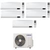 Samsung CONDIZIONATORE SAMSUNG PENTA SPLIT CEBU 7000+7000+9000+12000+18000 BTU WIFI INVERTER AJ100TXJ5KG A++