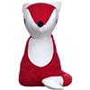 Heitmann Deco Fermaporta - Volpe - Animale - Fermaporta in tessuto - Decorazione - Soggiorno - Rosso, Bianco - ca. 25 cm