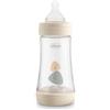CHICCO BIBERON PERFECT 5 UNISEX 240 ML IN SILICONE 2 FORI