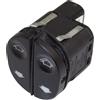 Taros Trade Centralina Alzacristalli Anteriore Doppia 3 Vie Nero Pulsante On-Off-On Montaggio a Incastro 6 Pin Connector
