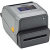 Zebra ZD621T Stampante a trasferimento termico, 300dpi, Taglierina, Display, Bluetooth, Ethernet, WiFi, grigia.