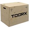 TOORX PROFESSIONAL LINE Toorx Plyo box 3 in 1 - Piattaforma per esercizi pliometrici, altezza regolabile 76x61x51 cm