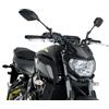 Puig 1439J New Generation Sport Plus in ABS ad Alta Resistenza con Design aerodinamico per Protezione ed estetica Naked, Nero Opaco