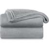 Blumtal Coperta Pile 150x200cm - Coperta Plaid divano super morbida - Coperta Divano certificata OKEO-Tex - winter blanket - in grigio