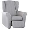 Estoralis ALBI - Copripoltrona Relax Elasticizzate, Colore Grigio