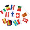 AZ FLAG O_2710 Bandiere da Calcio in Poliestere, Ghirlanda 24 Euro 2021, 21 cm x 15 cm