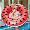 GUBOOM Salvagente Swim Ring Cocomero Gigante Piscina, Galleggiante, Gonfiabile Motivo a Anguria per Spiaggia Mare Adulti e Bambini