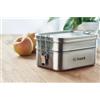 Portapranzo in acciaio inox personalizzabile Double Chan personalizzate o neutre