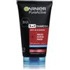 Garnier Pure Active 3in1 Charcoal maschera viso per pelli problematiche 150 ml unisex