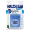 Curasept Floss - Filo Interdentale Cerato con Clorexidina, 50m