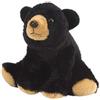 Wild Republic Cuddlekins Mini Orso Nero, Peluche Di Animali, 20 cm, Peluche Per Neonati, Peluche Per Regalo Di Compleanno Imbottitura Realizzata Partendo Da Bottiglie Riciclate