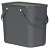 ROTHO Pattumiera Albula - 25 L - grigio antracite - Rotho (unità vendita 1 pz.)