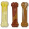 Nylabone Masticabili E Giocattoli per L'Igiene Dentale di Cani Potenti Masticatori, Confezione da Tre, Sapore Accentuato, per Cani Adulti Fino - 11.000g