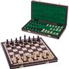 SQUARE GAME Square - Scacchi in Legno - SPORT - 40 x 40 cm - Scacchiera & Pezzi degli Scacchi