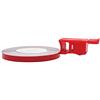 4R Quattroerre.it 10232 Wheel Stripes Strisce Rifrangenti per Cerchi Moto con Applicatore, Rosso, 5 mm x 6 mt