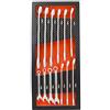 Fischer Darex - Modulo schiuma 13 chiavi miste per servante da officina