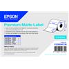 EPSON Bobina Etichette adesive in carta mattata 76,2mm x 127mm, per inkjet