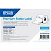 EPSON Bobina Etichette adesive in carta Premium Matte 76,2mm x 51mm, per inkjet