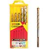 Saxton Blades Saxton - Set di 5 punte da trapano per piastrelle, ceramica, porcellana, granito, marmo, muratura, vetro, ecc