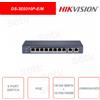 Hikvision DS-3E0310P-E/M - DS-3E0310P-E/M - Switch di rete non gestionabile - 8 Porte PoE 10/100M + 2 Porte Gigabit RJ45 - Senza ventola