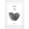 Deknudt Frames Deknudt Cornici Portafoto, Legno, Bianco, 40 X 60 cm Passe Partout 30 x45 cm