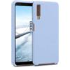 kwmobile Custodia Compatibile con Samsung Galaxy A7 (2018) Cover - Back Case per Smartphone in Silicone TPU - Protezione Gommata - blu chiaro matt