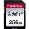 Transcend TS256GSDC300S-E Scheda di Memoria SDHC da 256 GB, Imballaggio Apertura Facile, 300S, Standard