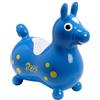 GYMNIC Cavallino Gonfiabile Rody Gymnic Originale - Giocattolo Cavalcabile Made in Italy - Stimola Equilibrio, Coordinazione, Motricità - Colore Blu