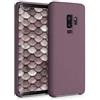 kwmobile Custodia Compatibile con Samsung Galaxy S9 Plus Cover - Back Case per Smartphone in Silicone TPU - Protezione Gommata - uva