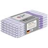 Glart 48KV1 canovacci 5 pezzi 50x70 cm, lilla, 100% cotone, senza pelucchi