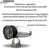 Riduttore di pressione modello SR-02 per bombole ricaricabili manopola a 90°