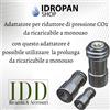 Adattatore prolunga per riduttore di pressione CO2 da ricaricabile a monouso