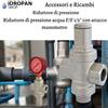 Riduttore di pressione acqua F/F 1/2 con attacco manometro