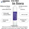 Filtro in linea Carbon Block cocco 2,5x12 1/4 FPT