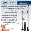 Valvola di Sicurezza Pozzetto Salamoia con Galleggiante 41,33 105 cm (3/8) con griglia Anti-Infiltrazione di Sale