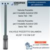 Ricambio Valvola Pozzetto Salamoia 43,30 - 110cm (3/8) per Addolcitore Autotrol Serie 255 Modelli 760 e 740