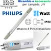 Lampada UV-C Philips 11W 4 Pin 250x19 mm Ricambio Acqua