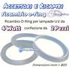 Accessorio e Ricambio o-ring UltraRays per lampada UV 4W.