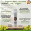 Argento nano colloidale in gel 20 ppm confezione da 50 ml.