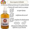 Argento nano colloidale 40 ppm confezione spray da 125 ml.