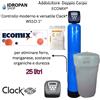 Addolcitore Ecomix valvola Clack WS1CI 1 per eliminare ferro, manganese, sostanze organiche e durezza da 25 litri