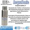 Acqua Sonic anticalcare ultrasonico con nano bolle per tutta la casa, villetta o uso commerciale da 1