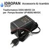 Ricambio Trasformatore 220V./48VDC 2A per pompa booster UP8000