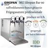 Frigogasatore sopra banco professionale MG IDROPAN BAR 90 produce acqua fredda, ambiente e frizzante