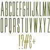 Multicolore Sizzix Thinlits 665182-Fustella Disegnata a Mano con Alfabeto di Jenna Rushforth taglia unica 