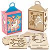 Baker Ross AX665 Kit Lanterne Unicorno - Pacco da 3, Artigianato per Bambini, Perfetto per le Feste a Tema Unicorno!