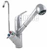Rubinetto ForHome® 5 Vie con Doccetta Estraibile Per Acqua Depurata Rubinetto Per Depuratore (colore: Cromo) 5011-CR (or