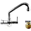 Rubinetto ForHome® 5 Vie PWP Per Acqua Depurata Rubinetto Per Depuratore (colore: Terra di Francia) 5010-TF (or)