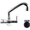 Rubinetto ForHome® 5 Vie PWP Per Acqua Depurata Rubinetto Per Depuratore (colore: Granito Nero) 5010-GN (or)