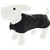 Ferribiella Spa Ferribiella Impermeabile Pocket Fuss In The Rain Tascabile Nero per Cani, 60-cm